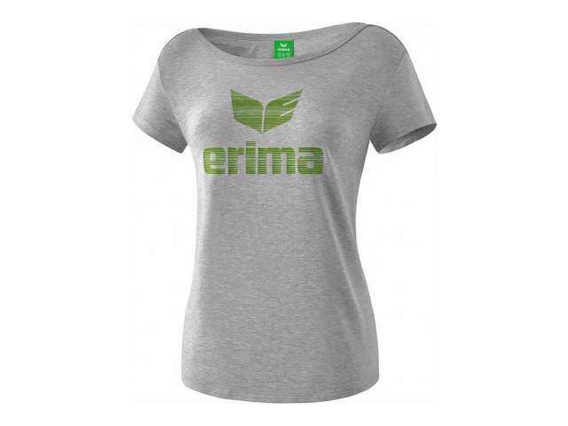 Erima Essential T-Shirt, hellgrau melange (Damen)