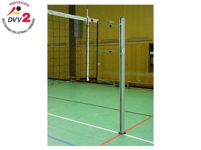 Jobasport Volleyballpfosten rund 83 mm nach DVV II/TÜV - Paar -