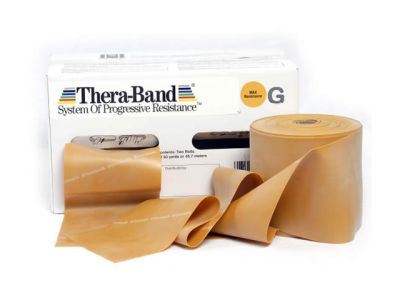 Thera-Band Übungsband gold / max stark, 45,5 m Rolle